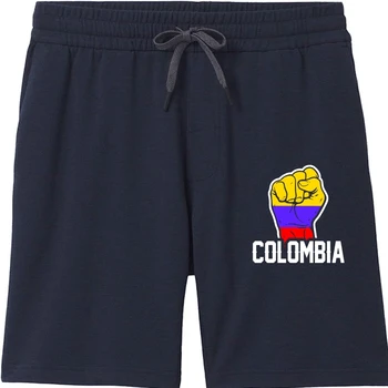 Създаване на късометражни филми с флага на Колумбия за мъже, къси Панталони за мъже, Унисекс, мъжки къси панталони 2020, сверхчистый памук с принтом