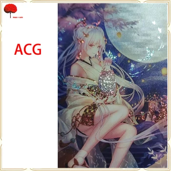 История на аниме Goddess ACG НАПРАВИ си сам, фолио, флаш карта, Shiranui Kawaii, Колекция игри за момичета, играчка, Пасианс, Коледен подарък за рожден Ден