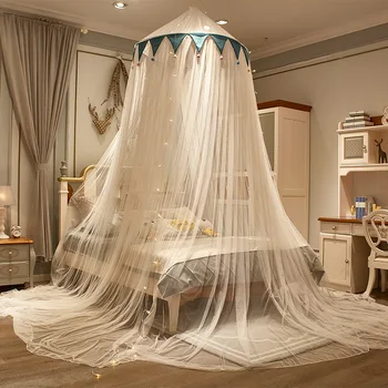 Украса спални, престилката, мрежа против комари за детето, четката, висящи комарници принцеса, окачен таван, покривала за легла