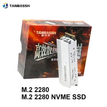 Твърд диск TANBASSH TU160 Silver Radiater SSD M. 2 2280 NVME 128 GB, 256 GB Вътрешен Твърд Диск За Настолни компютри И Лаптопи