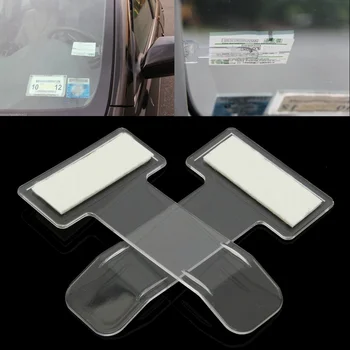 2 бр. автомобилен паркинг карта, притежателят на разрешение, стяга стикер на предното стъкло