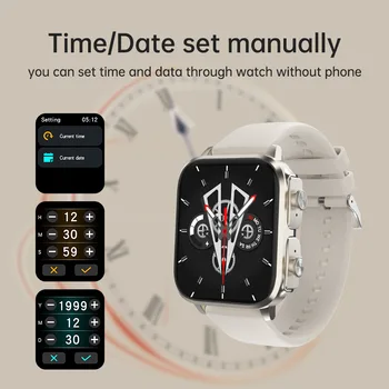 2023 Нови Умен Часовник T22 2 В 1 TWS Безжични Слушалки Smart-Часовници за Мъже, Гривна за Наблюдение на Сърдечната Честота и Артериалното Налягане